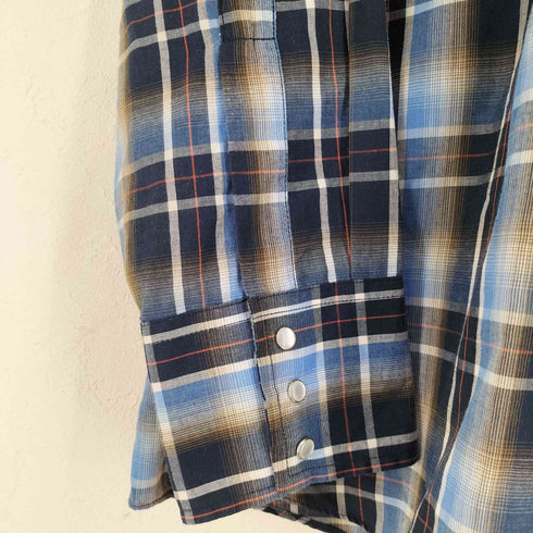 エリーキャトルマン ELY CATTLEMAN オンブレ ウエスタンシャツ メンズ import:XL