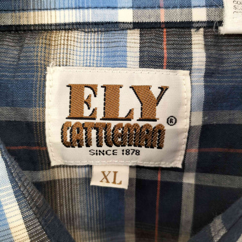 エリーキャトルマン ELY CATTLEMAN オンブレ ウエスタンシャツ メンズ import:XL