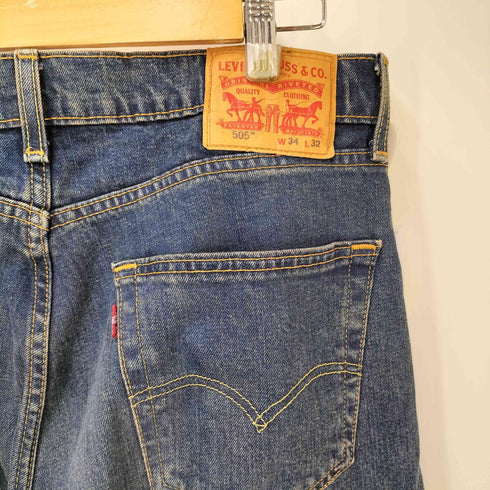 リーバイス Levis 505 ジップフライ ストレート デニム パンツ メンズ W34 L32