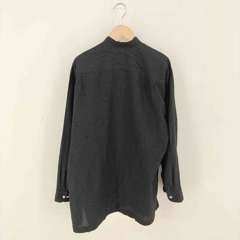 イッセイミヤケメン ISSEY MIYAKE MEN シワ加工 バンドカラーシャツ メンズ JPN:M