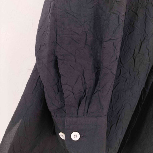 イッセイミヤケメン ISSEY MIYAKE MEN シワ加工 バンドカラーシャツ メンズ JPN:M