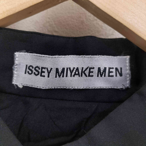 イッセイミヤケメン ISSEY MIYAKE MEN シワ加工 バンドカラーシャツ メンズ JPN:M