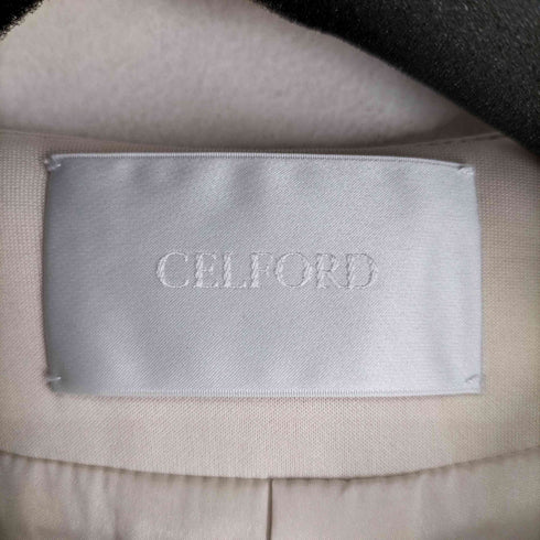 セルフォード CELFORD ノーカラーポンチジャケット レディース 36