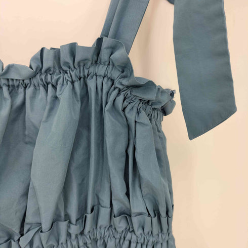 ザラ ZARA TAFFETA DRESS WITH TIE STRAPS キャミ シャイニー ワンピース ドレス レディース import:S