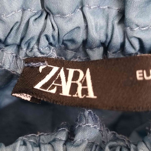 ザラ ZARA TAFFETA DRESS WITH TIE STRAPS キャミ シャイニー ワンピース ドレス レディース import:S