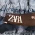 ザラ ZARA TAFFETA DRESS WITH TIE STRAPS キャミ シャイニー ワンピース ドレス レディース import:S