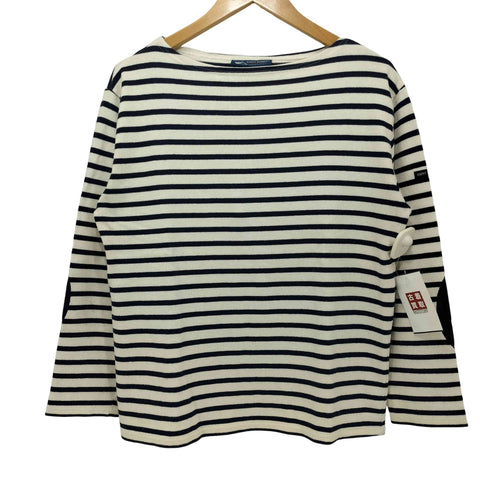 セントジェームス SAINT JAMES フランス製 ボーダー カットソー バスクシャツ レディース 36