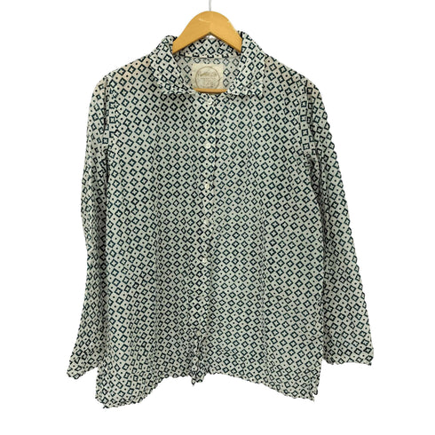 AUNLIE OLI INDIA製 総柄 コットン L/S シャツ メンズ JPN:1