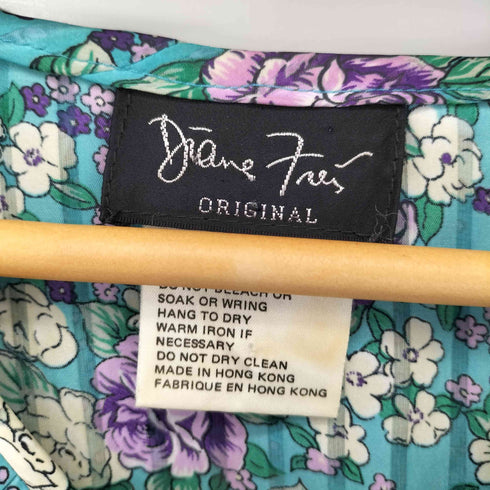 DIANE FREIS 花柄 ビジュー ブラウス レディース