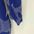 MADE IN USA PURE SILK 総柄 ノーカラー カーディガン レディース