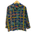 ケンゾー KENZO 80S~90S 花柄 ウールオープンカラーシャツ レディース import:M