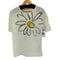ハナエモリ HANAE MORI メッシュ切替 フラワープリント Tシャツ レディース JPN:M