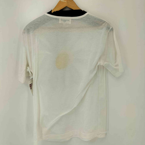 ハナエモリ HANAE MORI メッシュ切替 フラワープリント Tシャツ レディース JPN:M
