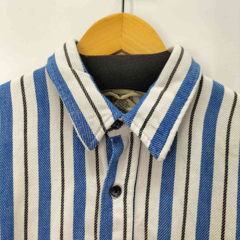 セントジョンズベイ STJOHNS BAY 70-80S MADE IN USA L/S ストライプシャツ メンズ import:XL