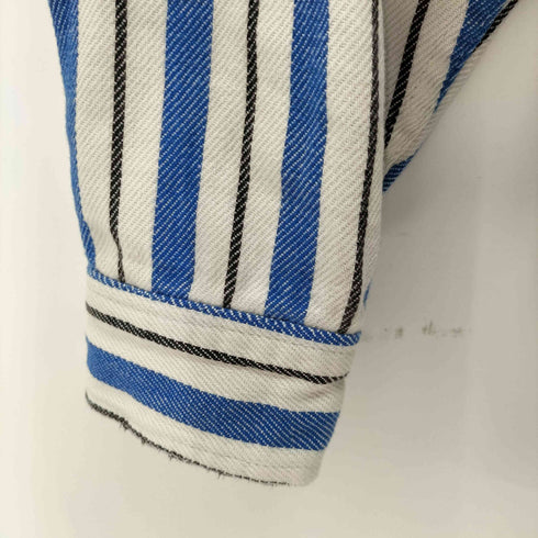 セントジョンズベイ STJOHNS BAY 70-80S MADE IN USA L/S ストライプシャツ メンズ import:XL