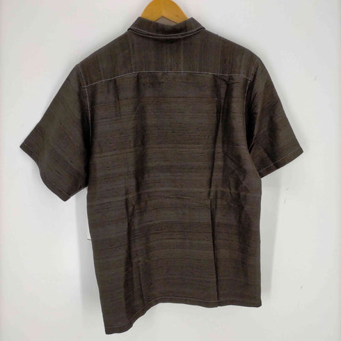 コムデギャルソンオム COMME des GARCONS HOMME AD2002 03SS 田中オム シルク100%製品染め S/S開襟シャツ メンズ JPN:M