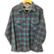 ペンドルトン PENDLETON 70S MADE IN USA ブラックウォッチ L/S オープンカラーシャツ メンズ import:XL