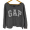 ギャップ Gap スパンコールロゴワイドクロップドスウェットプルオーバー レディース JPN:XL