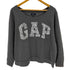 ギャップ Gap スパンコールロゴワイドクロップドスウェットプルオーバー レディース JPN:XL