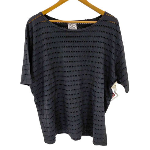 パンチング加工S/Sカットソー メンズ ONE SIZE