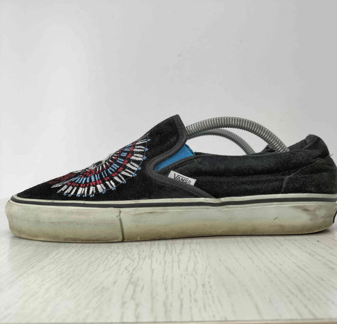 バンズ VANS 刺繍デザイン スリッポン メンズ US:9.5