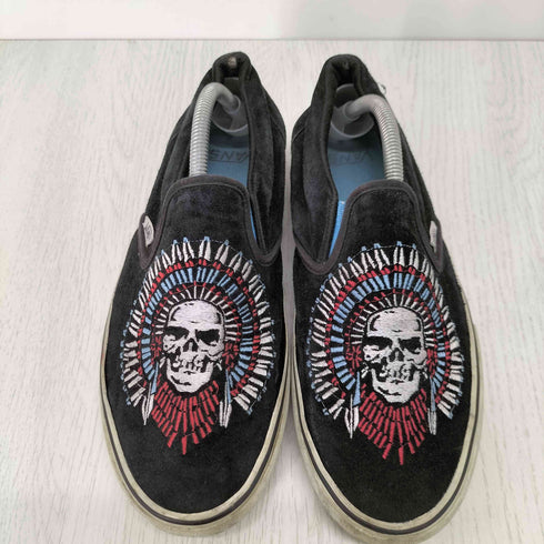 バンズ VANS 刺繍デザイン スリッポン メンズ US:9.5