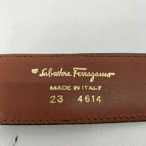 サルヴァトーレフェラガモ Salvatore Ferragamo スウェードベルト メンズ 90