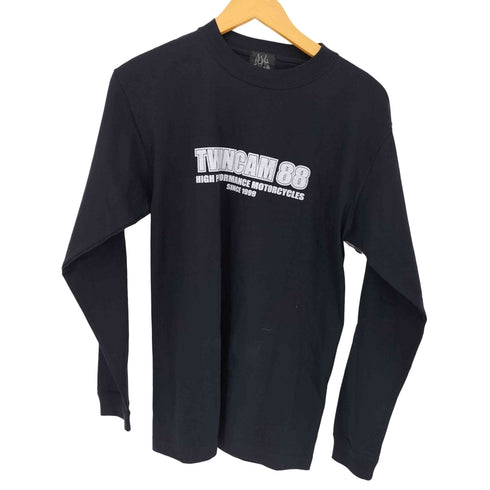 The Outlaw Works ツインカムエンジン 両面プリント L/Sカットソー メンズ JPN:M
