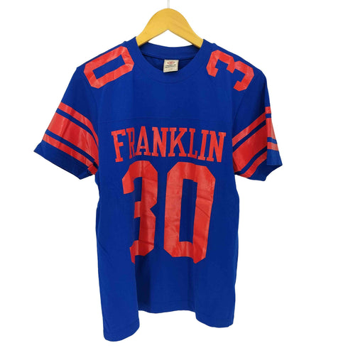 フランクリンマーシャル FRANKLIN&MARSHALL イタリア製 両面プリント フットボールTシャツ メンズ import:S