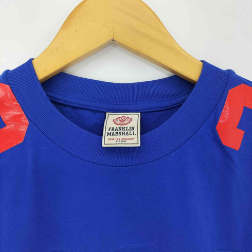 フランクリンマーシャル FRANKLIN&MARSHALL イタリア製 両面プリント フットボールTシャツ メンズ import:S