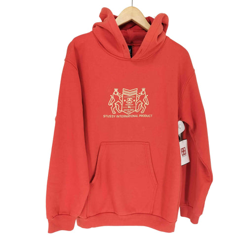 ステューシー Stussy 紺タグ フロントロゴプルオーバーパーカー メンズ M