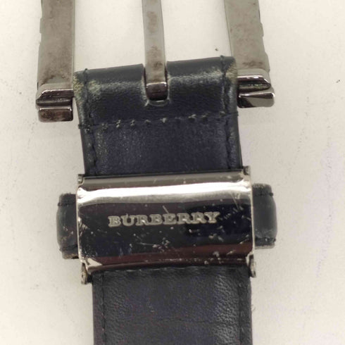 バーバリー BURBERRY ロゴ刻印 レザーベルト メンズ