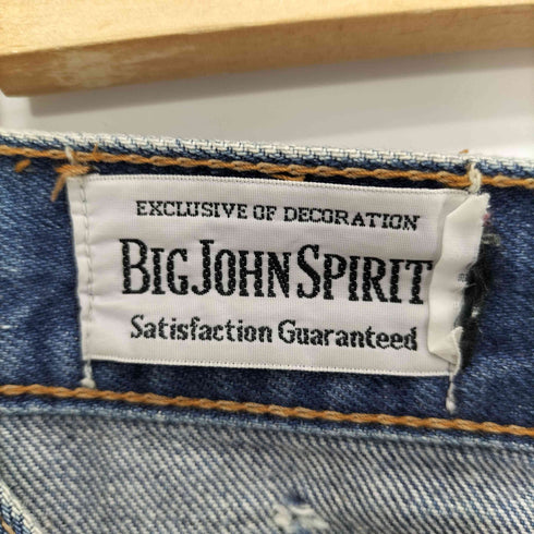 ビッグジョン BIG JOHN SPIRIT ワイドテーパードデニムパンツ メンズ