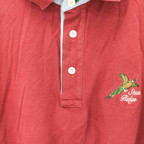 トミーヒルフィガーゴルフ TOMMY HILFIGER GOLF 刺繍 S/Sポロシャツ メンズ import:L
