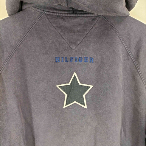 トミーヒルフィガー TOMMY HILFIGER バックロゴ刺繍 ジップアップパーカー メンズ import:XL