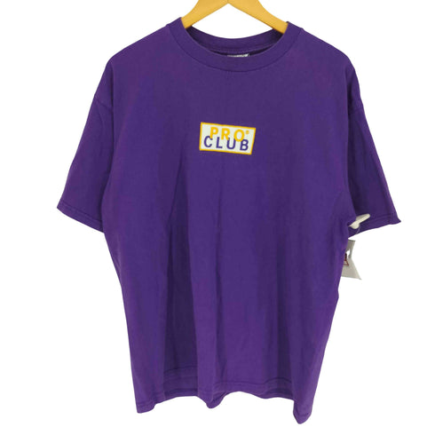 プロクラブ PRO CLUB USA製 ロゴ刺繍 コットン S/S クルーネック Tシャツ メンズ import:XL