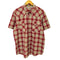 マゼラン magellan LOOSE FIT 裏地メッシュ スナップボタン チェック フィッシングシャツ メンズ import:L