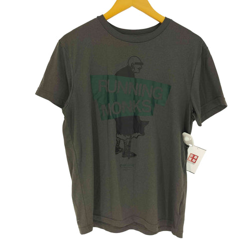 ナイキアンダーカバーギャクソウ NIKE UNDERCOVER GYAKUSOU GYAKUSOU DRI-FIT RUNNING MONKS キャラクター プリント S/S クルーネック Tシャツ メンズ import:XL