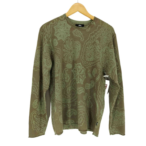 ステューシー Stussy 24SS PAISLEY SWEATER ウールニット セーター メンズ JPN:M