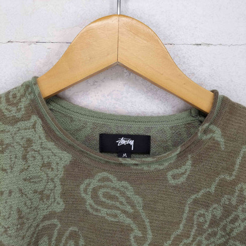 ステューシー Stussy 24SS PAISLEY SWEATER ウールニット セーター メンズ JPN:M
