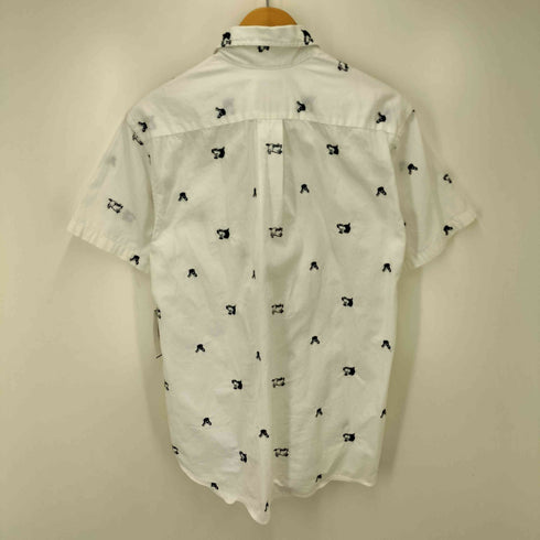 スタジオダルチザン STUDIO DARTISAN アニマル 刺繍 ボタンダウン S/S シャツ メンズ JPN:L