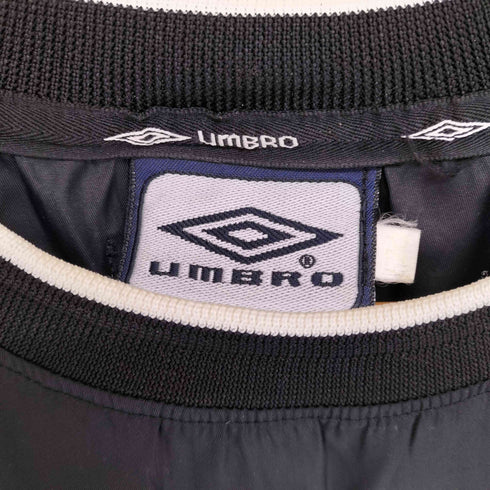 アンブロ UMBRO 00s ロゴ刺繍 プルオーバー ピステ メンズ