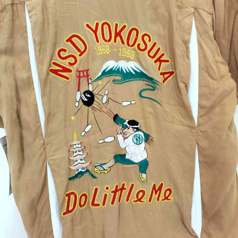 Crazy Boy NSD YOKOSUKA Do Little Me チェーン 刺繍 S/S ボウリングシャツ メンズ