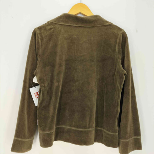 ポールスミス Paul Smith PINK ワンポイント ベロア トラックジャケット ジャージ レディース import:XL
