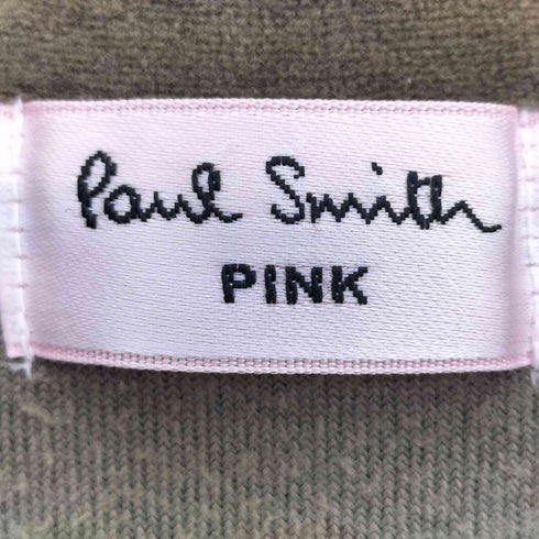 ポールスミス Paul Smith PINK ワンポイント ベロア トラックジャケット ジャージ レディース import:XL