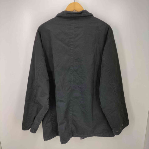 ポロバイラルフローレン Polo by RALPH LAUREN 90S 裏地キルティング ハイネック ダブルジップ 比翼 サファリ ハンティング ジャケット メンズ LL