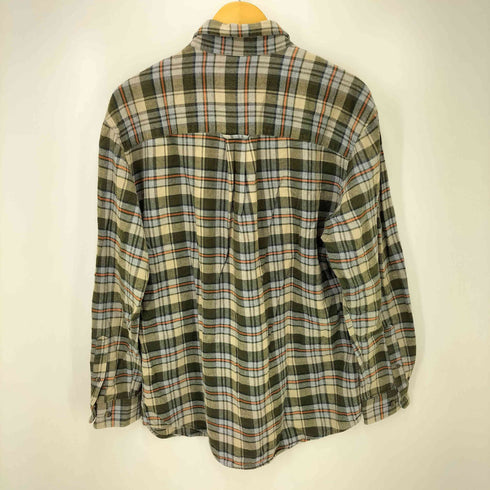 コンセンサス consensus 90-00S チェック ボタンダウン L/S フランネル シャツ メンズ import:M