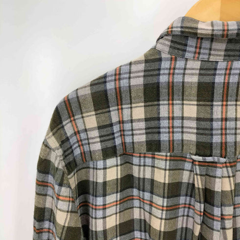 コンセンサス consensus 90-00S チェック ボタンダウン L/S フランネル シャツ メンズ import:M