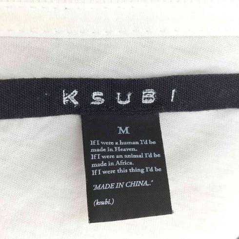 スビ KSUBI レタリングプリント Tシャツ メンズ JPN:M