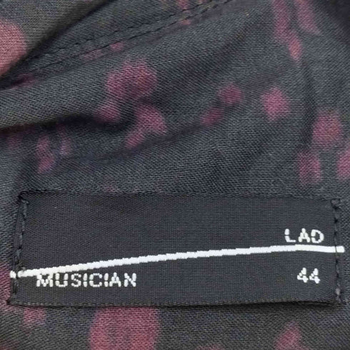 ラッドミュージシャン LAD MUSICIAN 小花総柄 ロングシャツ メンズ 44